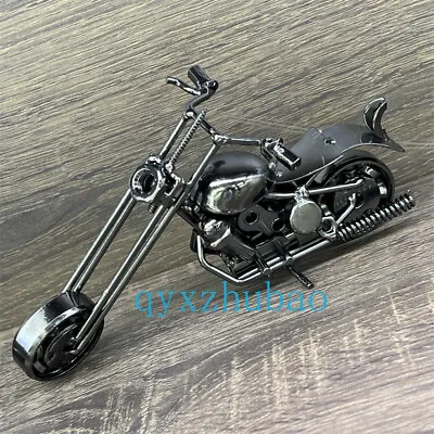 6.3  Classic Hand Craft HD Motorcycle Metal Art Sculpture Tin Bar Figurine 1PC • $28.95