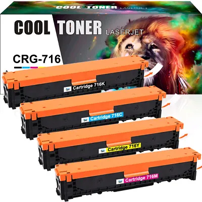 4 Toner Cartridge For Canon 716 I-Sensys LBP5050 LBP5050N MF8030CN MF8080CW • £42.99