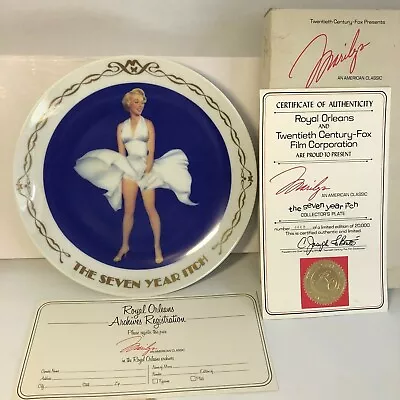 Marilyn Monroe  The Seven Year Itch  Collector Plate - Limited Edition Royal Orl • $40