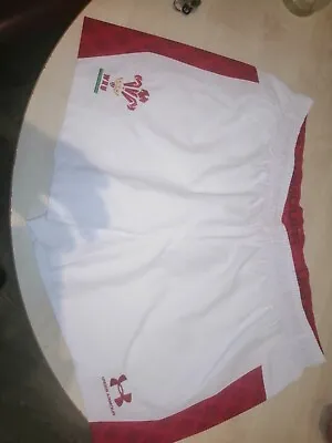 Under Armour WRU  Wales Pathway Authentic Home AG Rugby Shorts-BNWT • £18