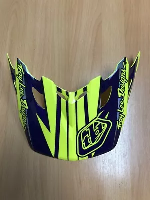 Troy Lee Desgins SE3 Cyclops Yellow/Purple PEAK ONLY • $29.95