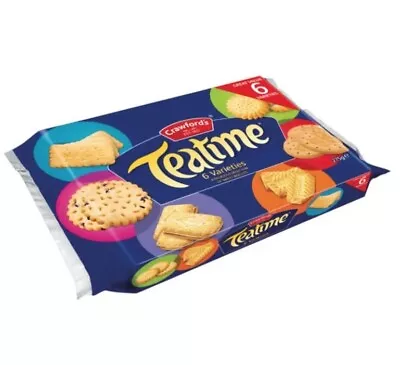 X2 Crawfords Teatime Assorted Biscuits 275g 3 Packs New  • £6.50