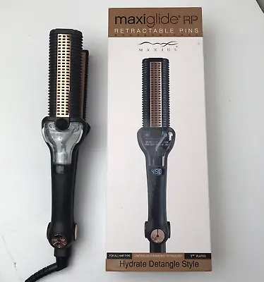 MAXIUS Hair Straightener Maxiglide RP Retractable Pins Steamburst Pro 1 1/4  • $39.99