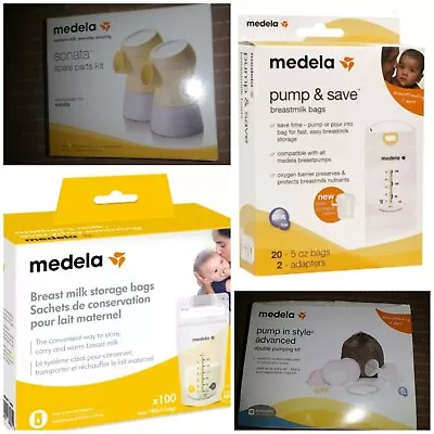 Medela Sonata Pump In Style Bag Breastfeeding Baby Kit Save Parts Frida Warmer • $11.30