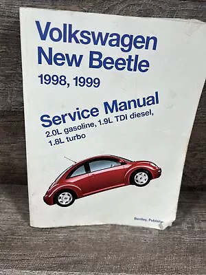 Volkswagen New Beetle Service Manual: 1998 1999 Bentley Publishers Gently Used • $74.99