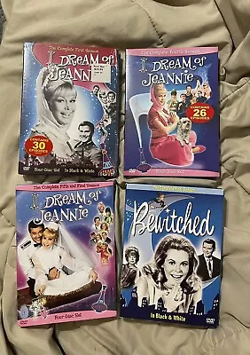 I Dream Of Jeannie TV Series Complete Seasons 1 4 & 5 Bewitched Season 1 B&WDVDs • $5.99