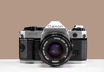 Canon AE-1 Program | 35mm Film Camera With Canon 50mm F/1.8 Lens SLR • £279