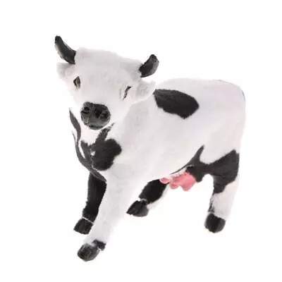 Cow Statue Indoor And Outdoor Garden Ornament Prop Model Figure Hunting • £6.18