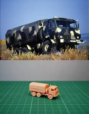 1/144 Russian Kamaz 5350 6x6 Military Truck (fine Detail) Resin Kit • $16.52