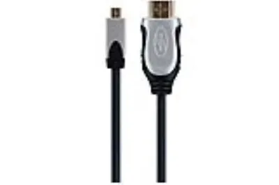 Maplin HDMI-A To Micro HDMI-D 4K 30Hz Cable With Ethernet & Gold Connectors - Bl • £31.23