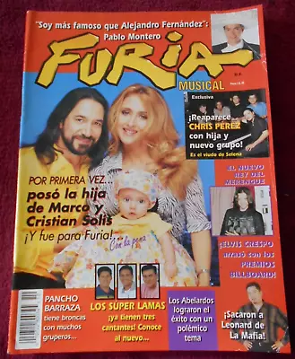 FURIA Magazine MARCO ANTONIO SOLIS Bukis SELENA Chris Perez BOBBY PULIDO PABLO • $9.99