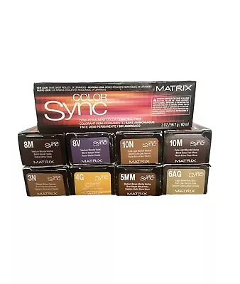 Matrix Sync Demi-Permanent Hair Color 2 Oz (Pick Yours) • $10.90