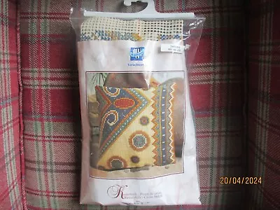 Vervaco Ethnic Retro Style Cross-stitch Cushion Kit With Twilleys Wool Thread + • £4.20