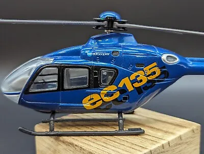 $18.98 • Buy Realtoy Eurocopter EC135 Blue/Yellow Diecast Helicopter Model