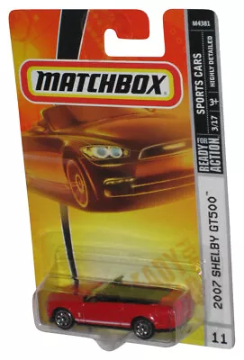 Matchbox Sports Cars 3/17 Red 2007 Shelby GT500 Toy Car #11 • $14.98