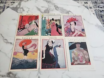 Vintage Vogue Magazine Cover Lot Litho Art Print Somerset Press  • $39.99