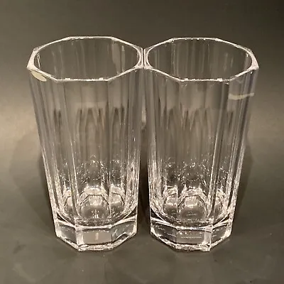 Set Of 2 Villeroy & Boch Crystal Royale 8 Oz Flat Tumbler Glasses Germany 5.5” • $50