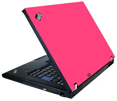 HOT PINK Vinyl Lid Skin Cover Decal Fits IBM Lenovo ThinkPad T61 Laptop • $9.99