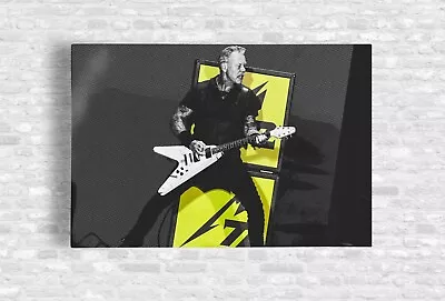 Metallica James Hetfield Master Of Puppets Canvas Wall Art Print Art • £34.99