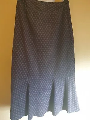 Vintage Laura Ashley Needlecord Fishtail Skirt 10 12 Midaxi  • £25