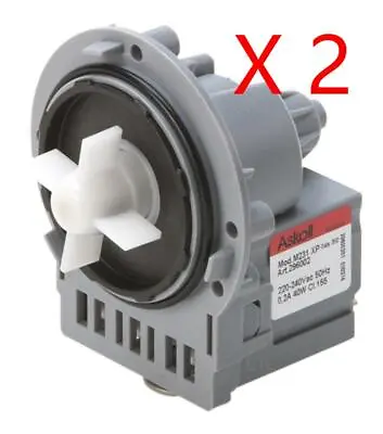 2x Water Drain Pump For LG Direct Drive 8.5kg Top Loader Washing Machine WTG8520 • $42.99