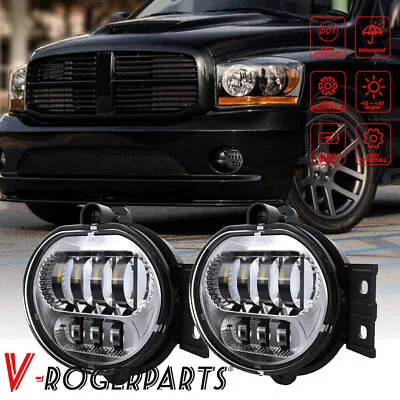 LED Fog Lights Fit  For Dodge Ram 1500 02-08 / Ram 2500 3500 03-09 Pickup Truck • $57.99