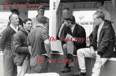 £3.20 • Buy Jim Clark & Colin Chapman & Mike Spence Lotus F1 Portrait 1965 Photograph