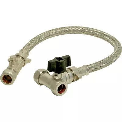 £11.99 • Buy Combi Boiler Tee Pattern Filling Loop Flexible Braided
