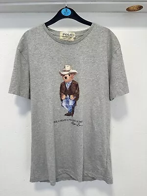 Ralph Lauren Bear Denim & Supply T Shirt - Size M  • £15