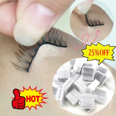 £2.18 • Buy 34pcs Reusable Self Adhesive Glueless Strip Eyelashes With Glue False Eyelash Be