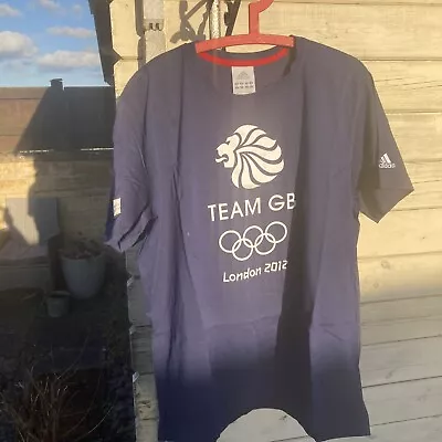 Adidas London 2012 Team Gb Olympic Official Venue Collection T Shirt Xl • £11.99