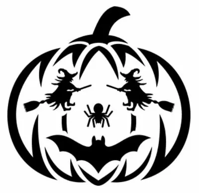 Halloween Pumpkin Wall Window Car Vinyl Decal Stickers Decoration • £2.99