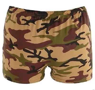 £3.99 • Buy Ladies Womens Gymnastic Neon Colour Plain Shorts Hot Pants Dance Wear