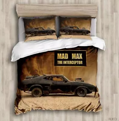 Mad Max The Interceptor Car Quilt Duvet Cover Set Bedding Doona Cover • $63.99