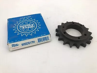 New Martin 60SDS17H Bushing Bore Roller Chain Sprocket - QD 17 Teeth • $29.96