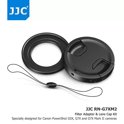 49MM Filter Adapter+Lens Cap+Keeper Fr Canon PowerShot G5X G7X II G7X Mark III • $21.99