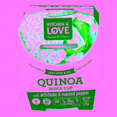 Quinoa Meals Artichoke And Roasted Pepper 7.9 Oz • £8.98