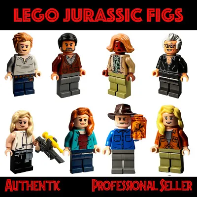 LEGO Jurassic World Minifigure Malcom Grant Sadler Wu 76949 76948 75937 T-Rex • $9.98