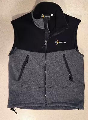 Vintage Moonstone Fleece Vest Sz M Hiking Zip Front Pockets • $19.99