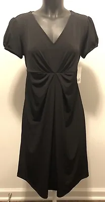 Duo Maternity NEW Medium Black Short Sleeve Stretch Dress • $21