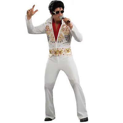 Aloha Elvis Adult CostumeWhiteLarge • $95.89