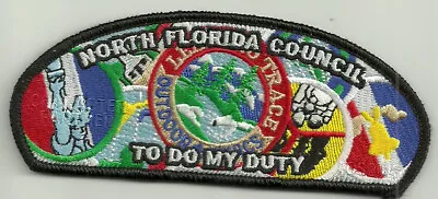 Rare North Florida Council 2015 FOS Black Border CSP Echockotee Lodge 200 • $49