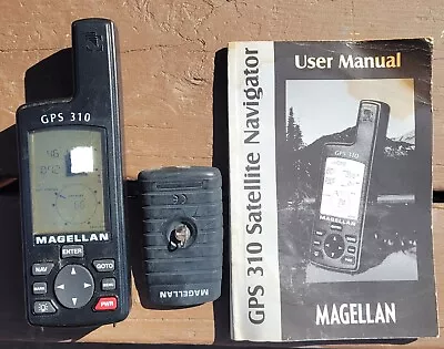 MAGELLAN GPS 310 HANDHELD GPS SATELLITE RECEIVER - W/ Manual - Tested Working • $69.99