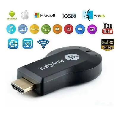 £8.75 • Buy USB Anycast 1080P Smart Media Player TV Stick Google Dongle Mira Cast Mac UK