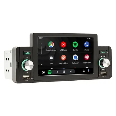 Stereo Car Radio Bluetooth 5in MP5 Carplay Player For Android Auto In Head Units • $64.70