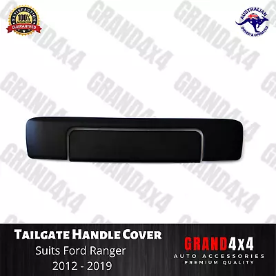 Tailgate Handle Cover Matte Black Trim To Suit Ford Ranger PX MK2 MK3 2012-2019 • $25.90