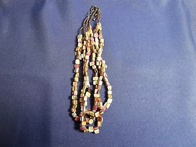 Grandma Grabe's Vintage Multi Strand Multi Color Mother Of Pearl Nugget Necklace • $2.79