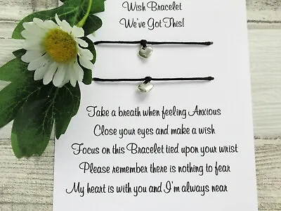 £3.70 • Buy We've Got This Wish Bracelet Anxiety Friendship Gift Card Heart Charm Bracelet