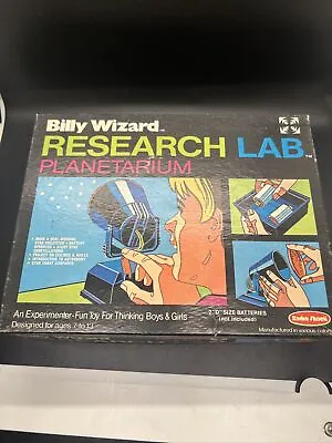 VTG Billy Wizard Research Lab Planetarium 1973 Remco Radio Shack 60-2272 • $59.99