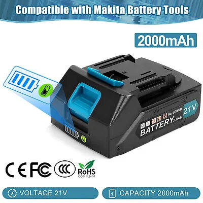 For Makita 21V 2.0Ah Lithium Ion Battery Fit BL1860 BL1830 BL1850 Spary Battery • $20.99